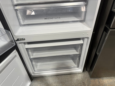 Factory Second Haier 431L Bottom Mount Refrigerator – Black Model: HRF420BHC - Second Hand Appliances Geebung